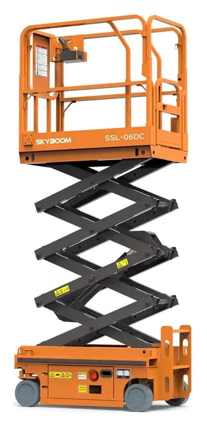 Ножничный подъёмник SKYBOOM SSL-06DC, рабочая высота 6,5 м