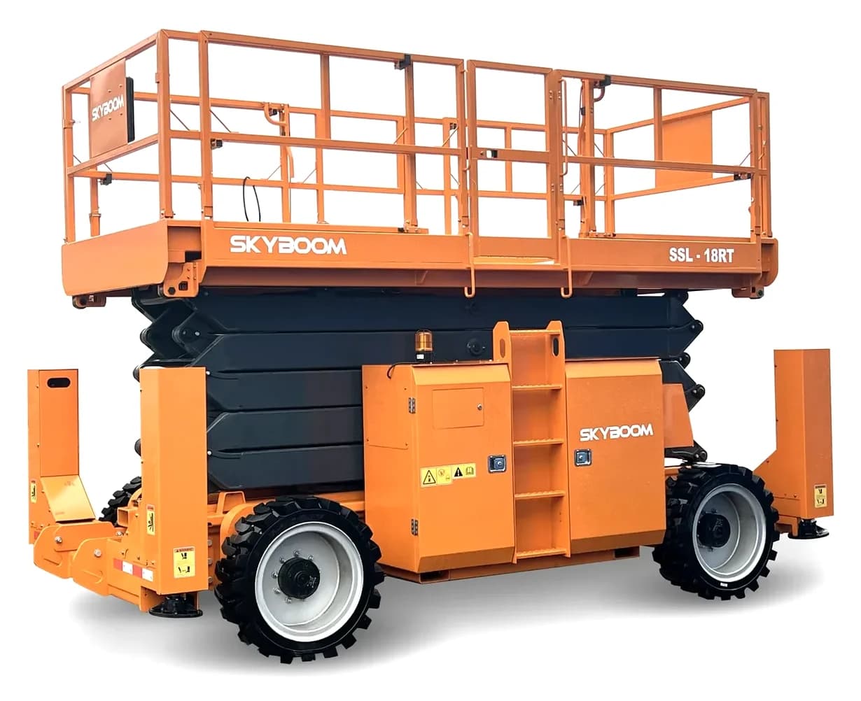Ножничный подъёмник SKYBOOM SSL-18RT, рабочая высота 18 м